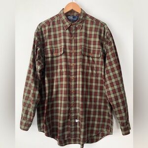 Polo by Ralph Lauren Button Down Plaid Casual Shirt Cotton